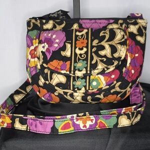 Vera Bradley Suzani Small Crossbody | Retired Print | Quilted Floral Purse